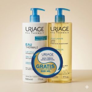 Kits Uriage Agua Termal Leche Corporal + Synde Bano Huile