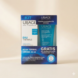 Kit Hidratación Intensiva Uriage Eau Thermale – Crema + Gel Desmaquillante